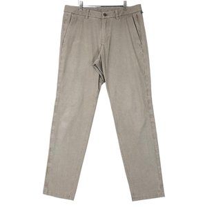 Lululemon Commission Slim Fit Pants Mens 32 Oak Earth Dye Chino Stretch 32x29